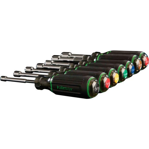 Hilmor HSM7PC 3" Shaft Magnetic Nut Drivers 1839065, 7 Piece Set 1 Hilmor HSM7PC 3" Shaft Magnetic Nut Drivers 1839065, 7 Piece Set