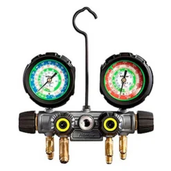 Hilmor 4V22404410 4-Valve Aluminum Manifold 1839132, R22-404A-410A