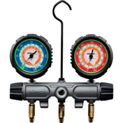 Hilmor 2V22404410 2-Valve Aluminum Manifold 1839134, R22-404A-410A