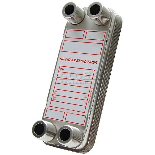 Bell & Gossett High Pressure Brazed Plate Heat Exchanger with Mounting Tabs, BP400-30MT 1 Bell & Gossett High Pressure Brazed Plate Heat Exchanger with Mounting Tabs, BP400-30MT