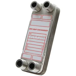 Bell & Gossett High Pressure Brazed Plate Heat Exchanger with Mounting Tabs, BP410-10MT