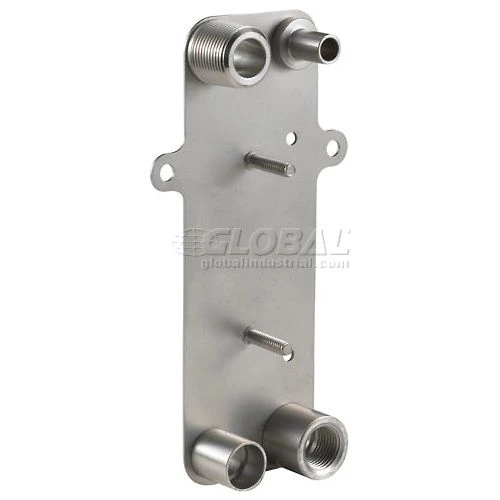 Bell & Gossett High Pressure Brazed Plate Heat Exchanger with Mounting Tabs, BP410-30MT 2 Bell & Gossett High Pressure Brazed Plate Heat Exchanger with Mounting Tabs, BP410-30MT - Image 2