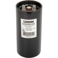 Rotom 829B, 829-995MFD, 110125V, Start Capacitor, Round