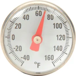 Supco -40/+160°F 1" Dial Pocket Thermometer -Outlet Hvac Motive Store B434653 02
