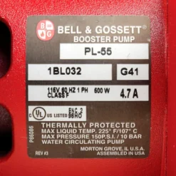 Bell & Gossett Maintenance-Free Series PL™ Cast Iron Circulator PL 55 Pump 1BL032 - 2/5HP, 115V -Outlet Hvac Motive Store B46901 04