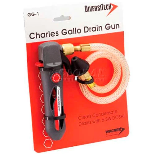 Diversitech Charles Gallo Drain Gun for A/C Condensate Lines GG-1 1 Diversitech Charles Gallo Drain Gun for A/C Condensate Lines GG-1