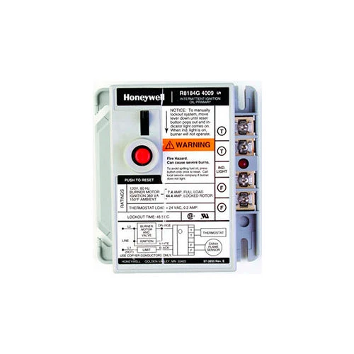 Honeywell Protectorelay Oil Burner Control W/ 15 Seconds Lock Out Timing R8184G4066 1 Honeywell Protectorelay Oil Burner Control W/ 15 Seconds Lock Out Timing R8184G4066
