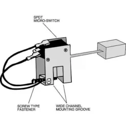 Mitco K41-5m Condensate Float Switch, Low Voltage, 60" Wire