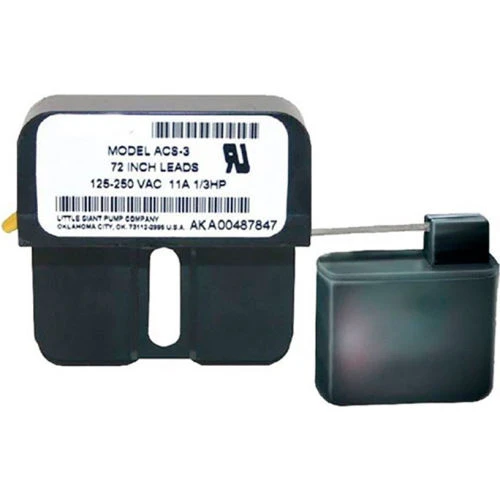 Little Giant® Auxiliary Condensate Overflow Safety Switch - 5A, 72"L Wire 3 Little Giant® Auxiliary Condensate Overflow Safety Switch - 5A, 72"L Wire - Image 3