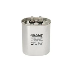 Global Industrial™ B461387, 40 +/- 5% MFD, 440V, Run Capacitor, Oval -Outlet Hvac Motive Store SE1 CR40X440