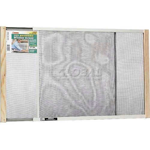Frost King Adjustable Window Screen, 18" High, Extends 25-45" - Pkg Qty 12 1 Frost King Adjustable Window Screen, 18" High, Extends 25-45" - Pkg Qty 12