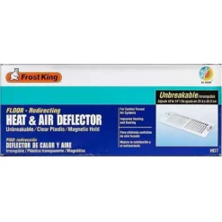 Frost King Unbreakable Heat & Air Deflector, 10" Extends To 14" - Pkg Qty 12