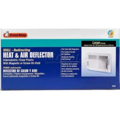 Frost King Large Heat & Air Deflector, Fits Registers Up To 16" Wide - Pkg Qty 12