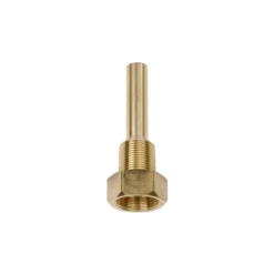 Weiss Instruments 3/4" NPT Brass Thermowell 6" stem